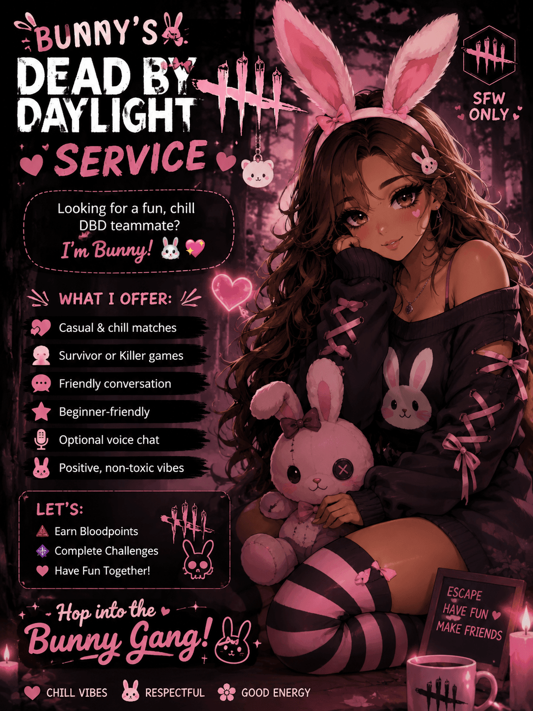 🐰 Dead by Daylight Duo! 💖