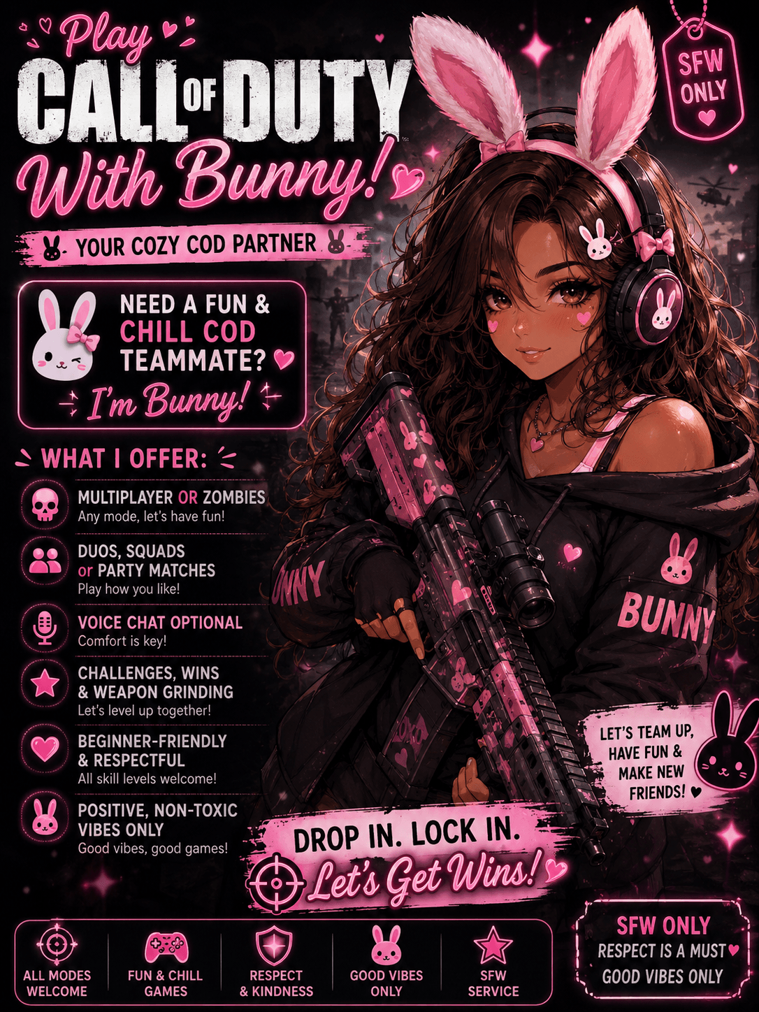 🐰 Play Call of Duty With Bunny! 💖