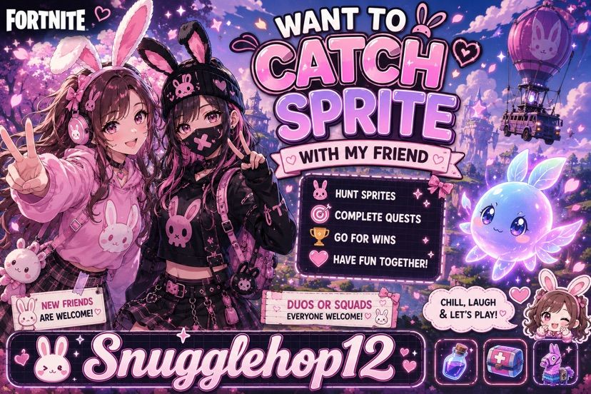 🐰 Catch Sprites With Me & My Friend! ✨