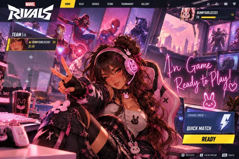 Hop Into Marvel Rivals With Me!
Bunny Needs a Hero