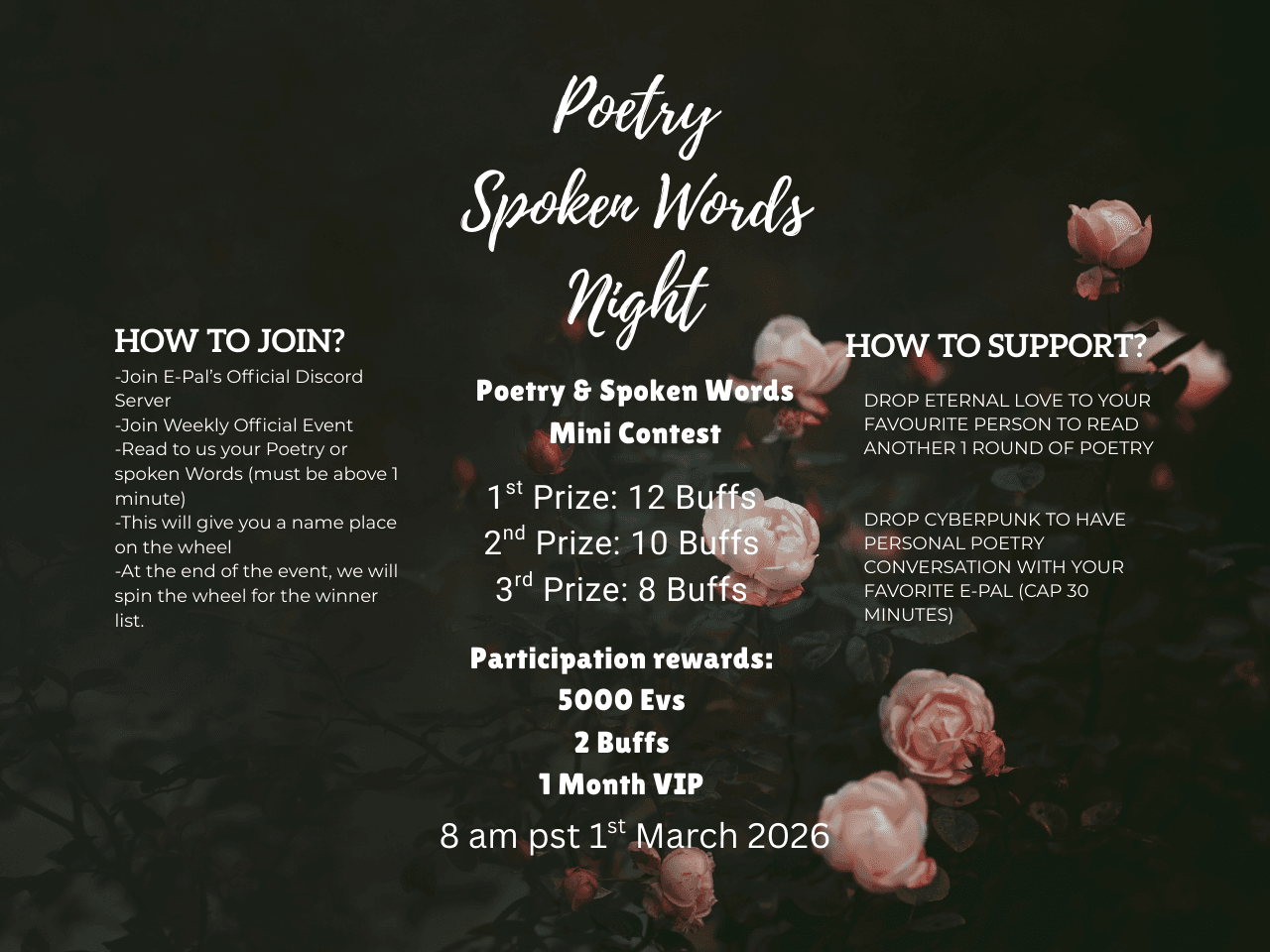 Poetry & Spoken Words Night