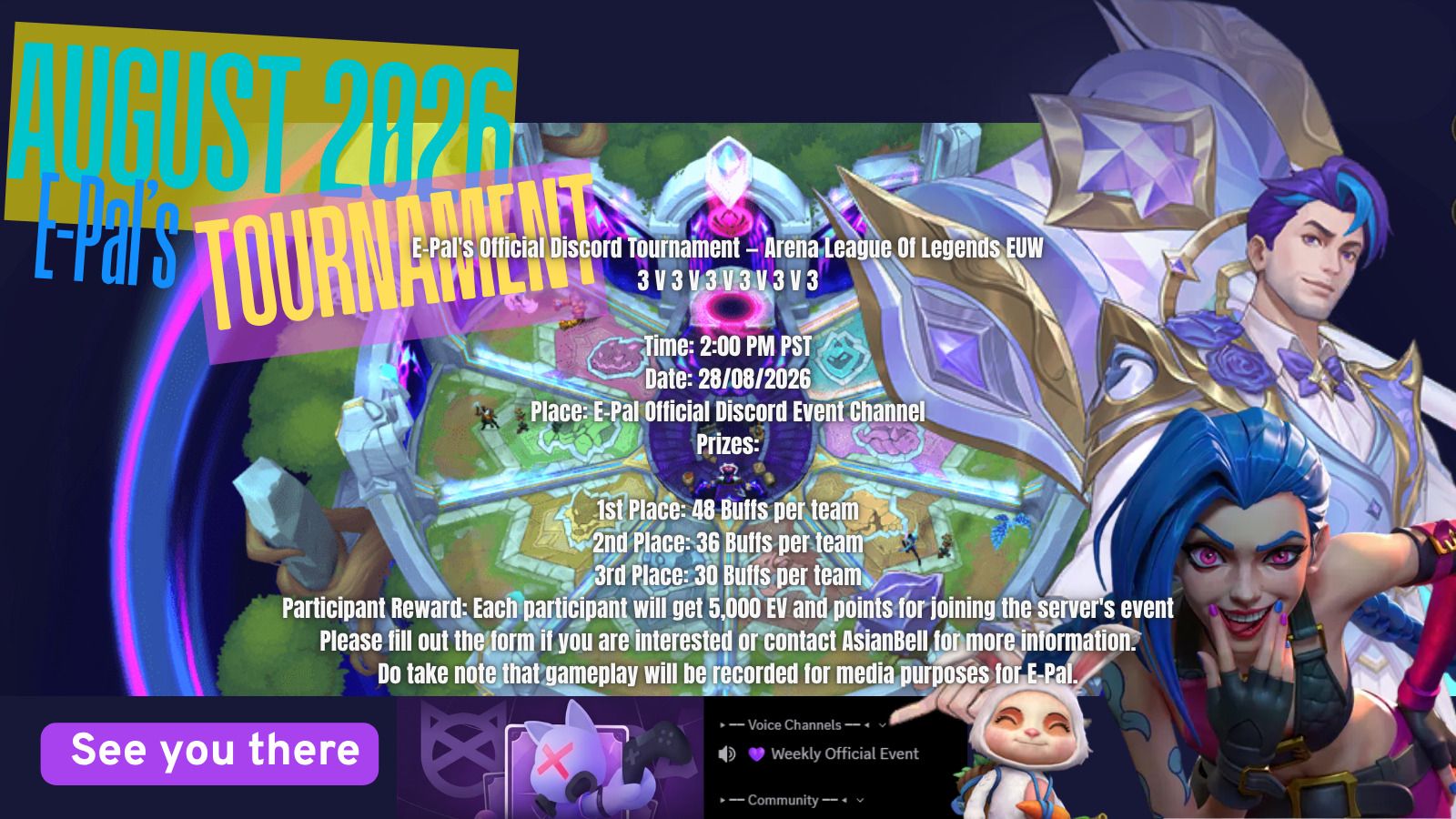 League Of Legends Arena Tournament EUW