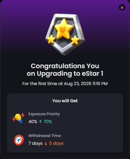 Officially eStar 1 ⭐
