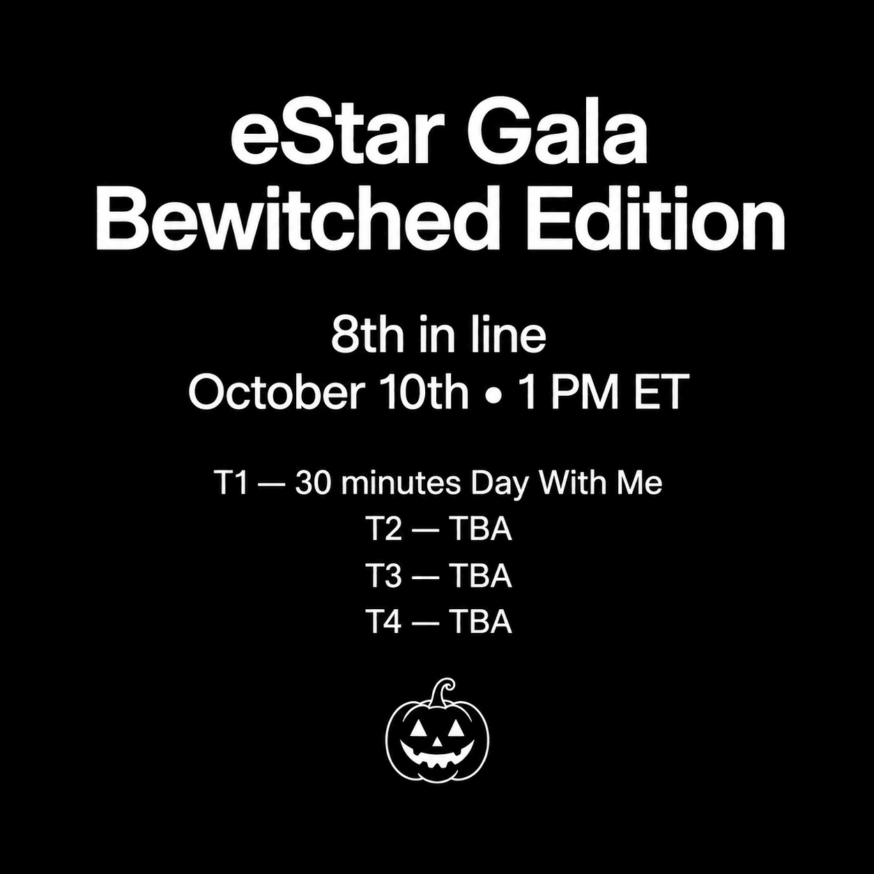 Catch me at the eStar Gala ✨
