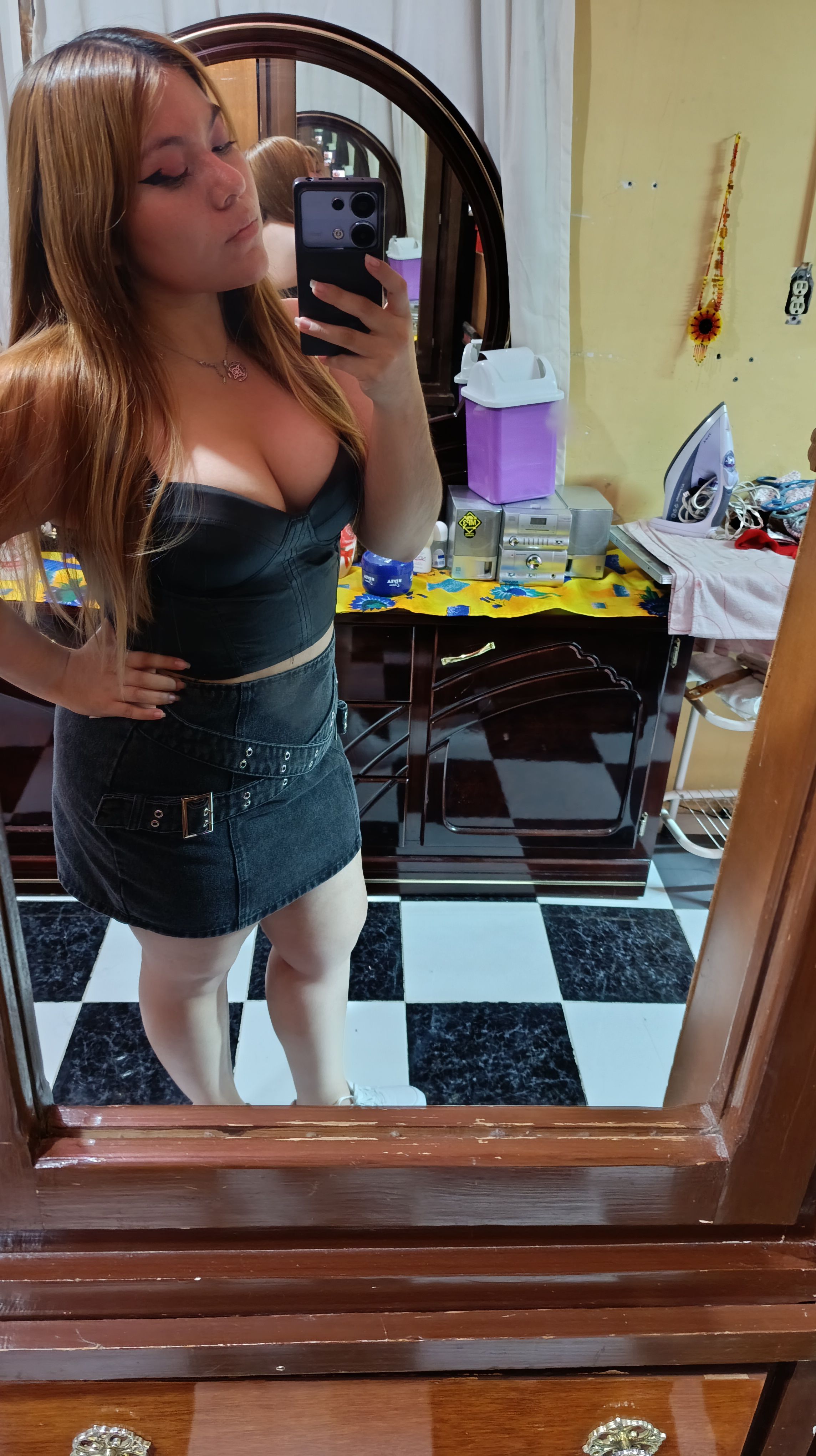 I bought myself new clothes