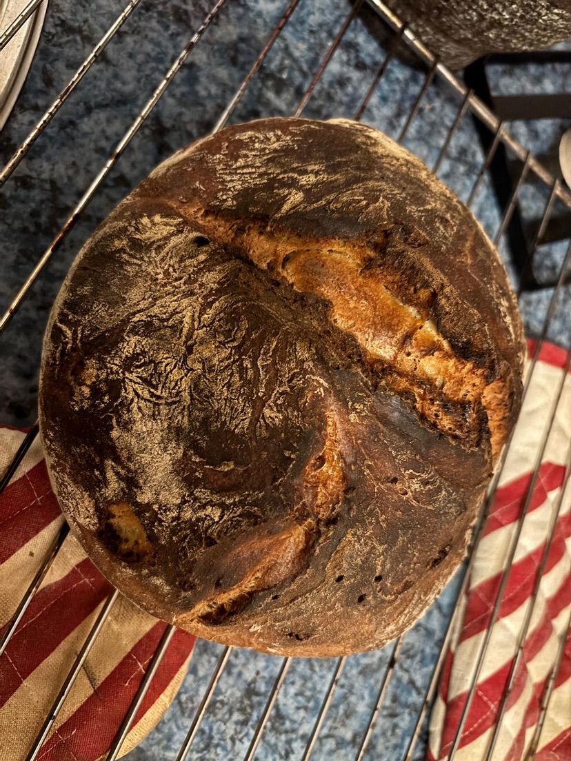 Late night homemade bread
