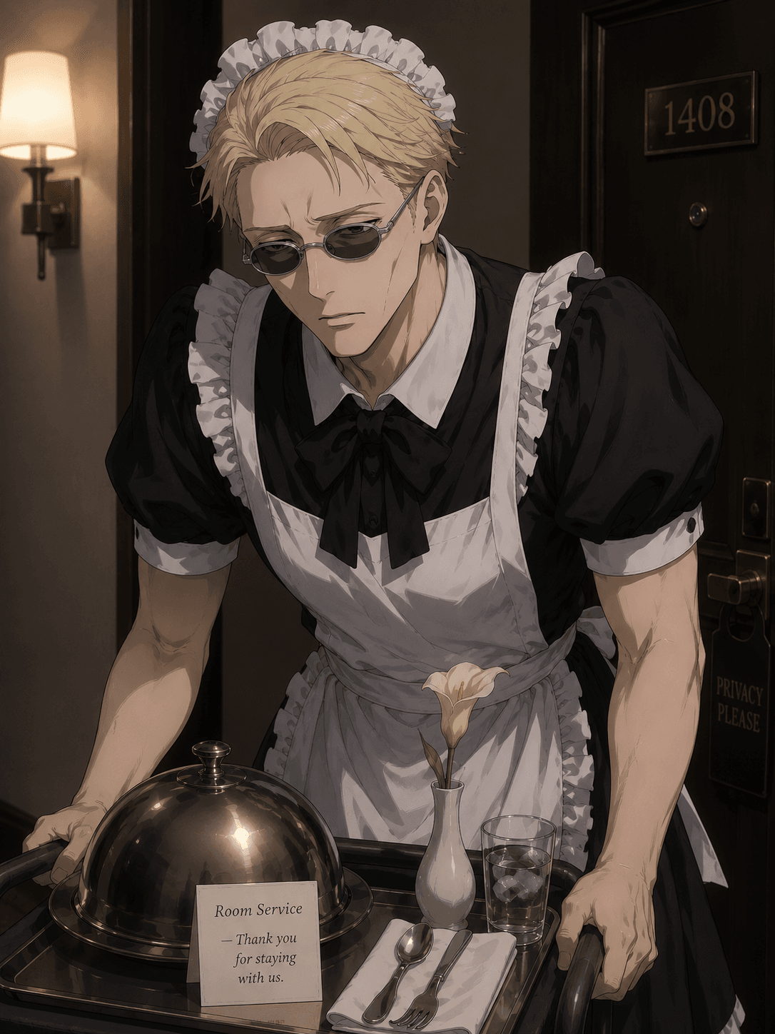 guess who just got hired at the Porcelain Hotel