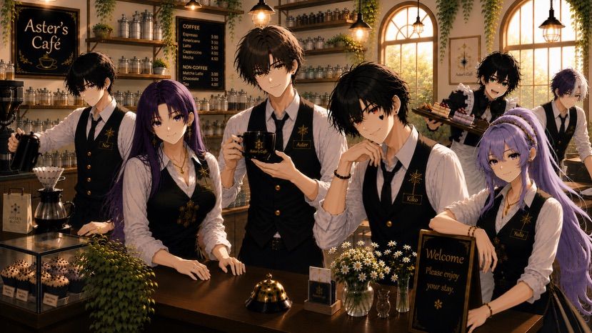 New Staff at Asters Café!
