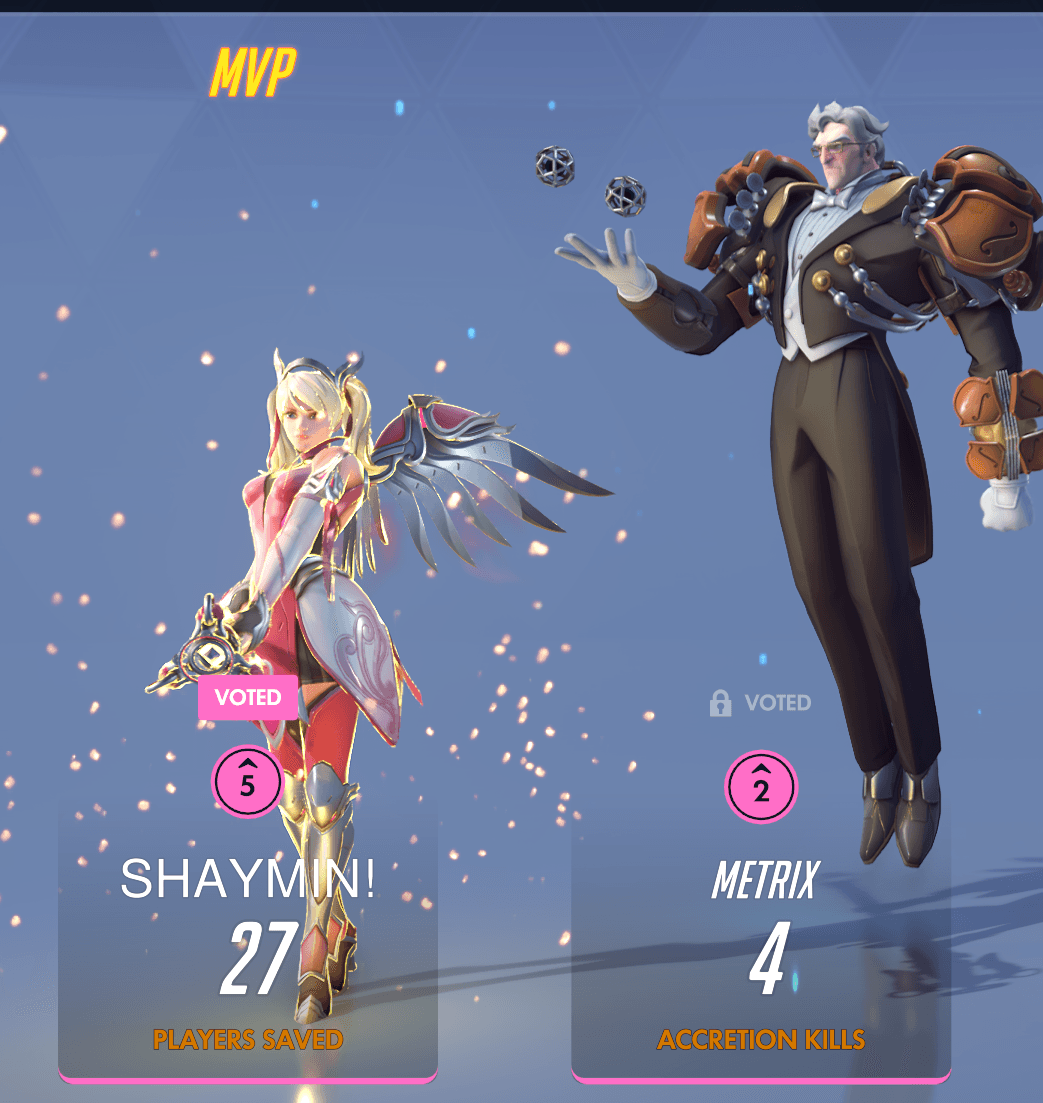 Be honest with me, do you vote yourself in OW?