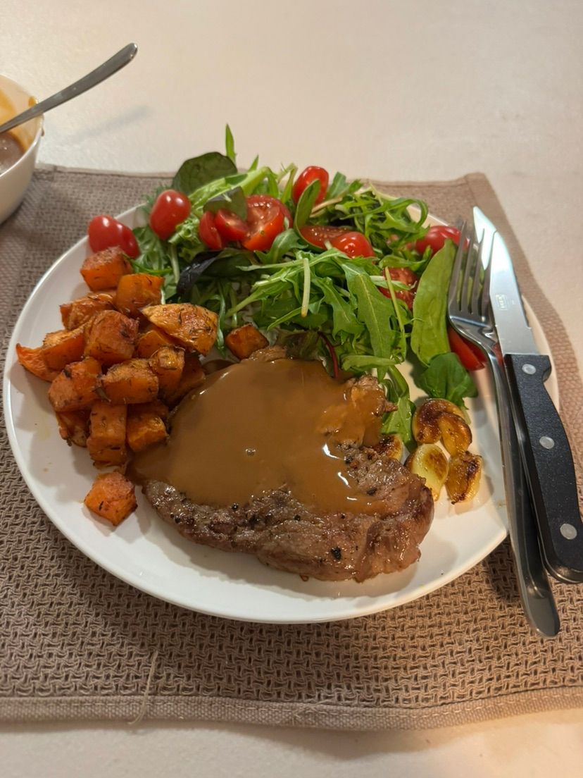 Healthy Steak Dinner