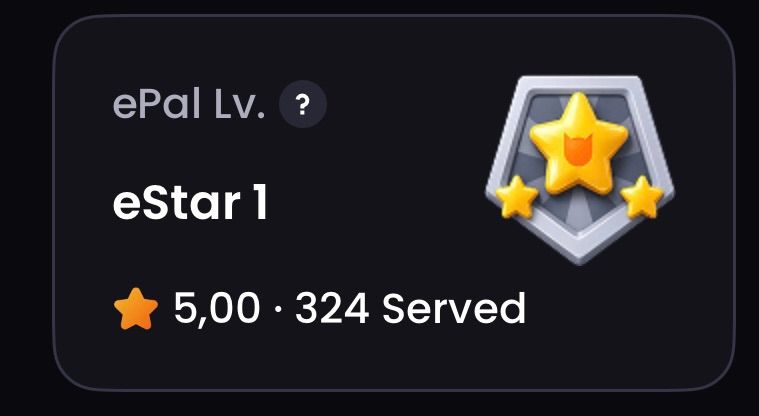 🎀I finally made it to eStar 1!🥹