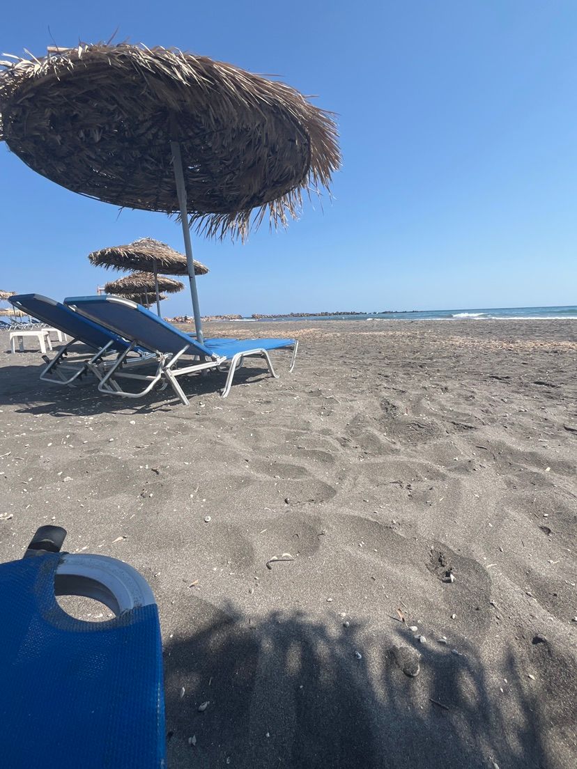 At the beach