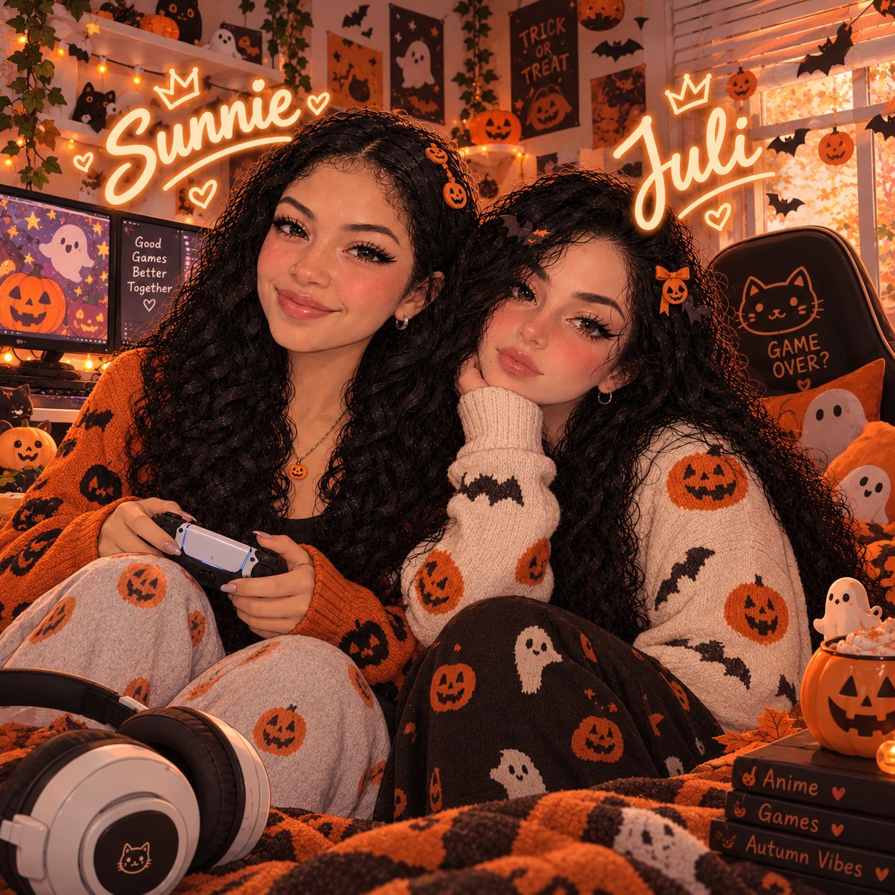 ୨୧ ‧₊˚ 🎮 SUNNIE & JULI  🎮 ˚₊‧ ୨୧
