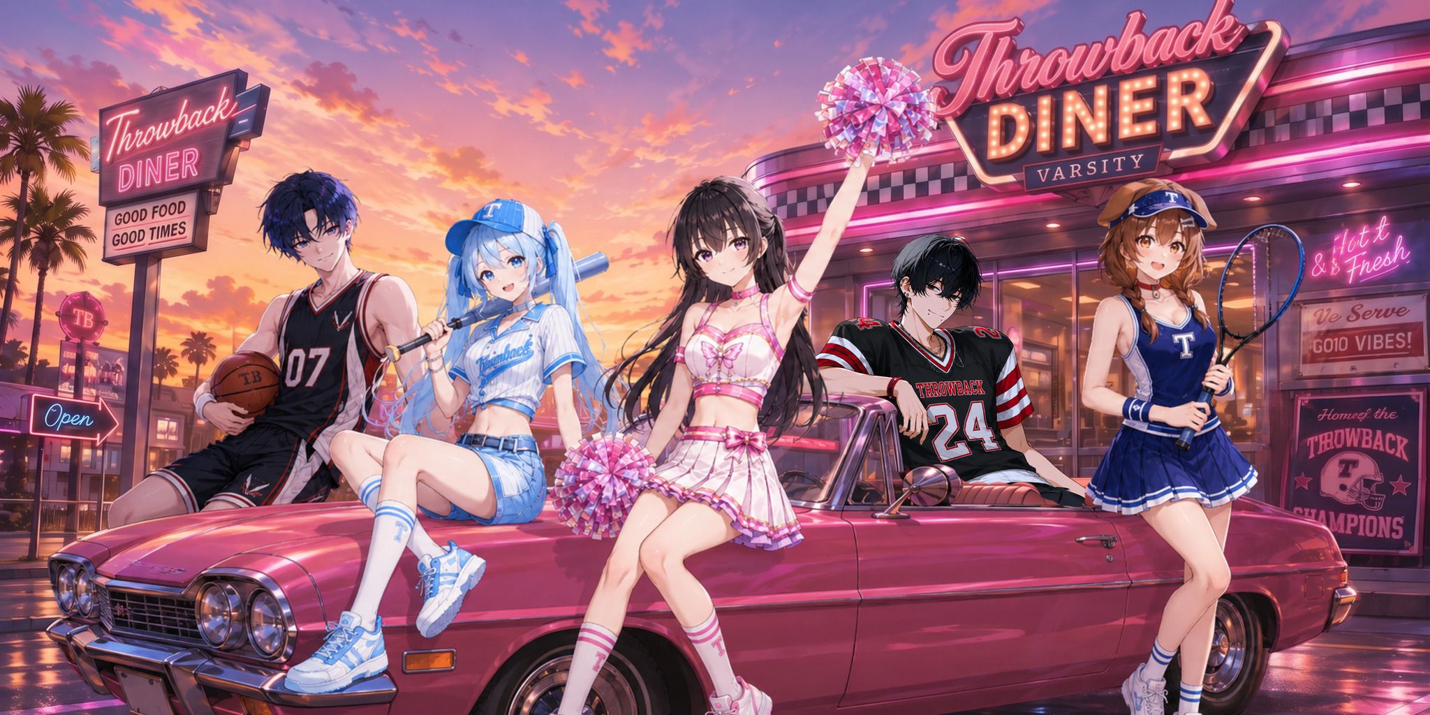 Throwback Diner: Varsity Medal + Gift Sale 🐇🩵
