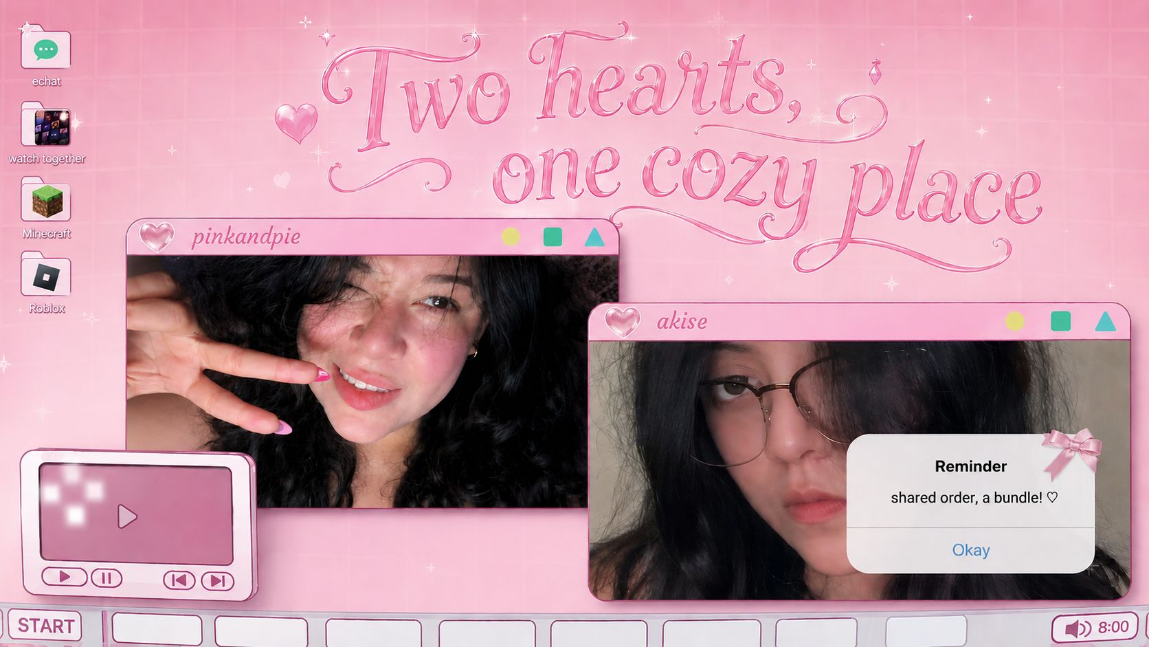 ♡ two hearts, one cozy place ♡