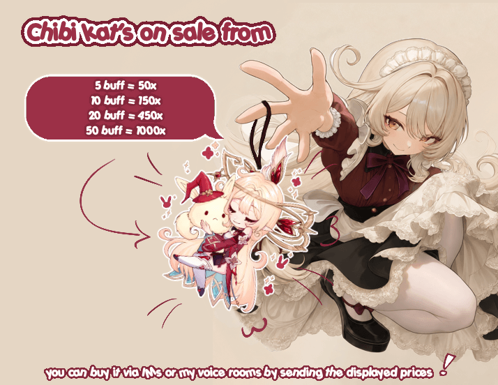 Chibi Kat’s Awaiting You ♡  . . .