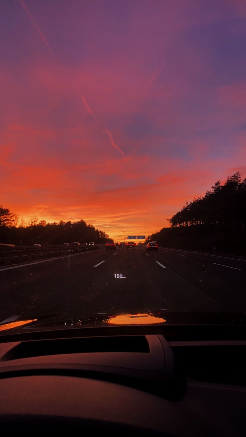 probably the prettiest sunset i caught so far