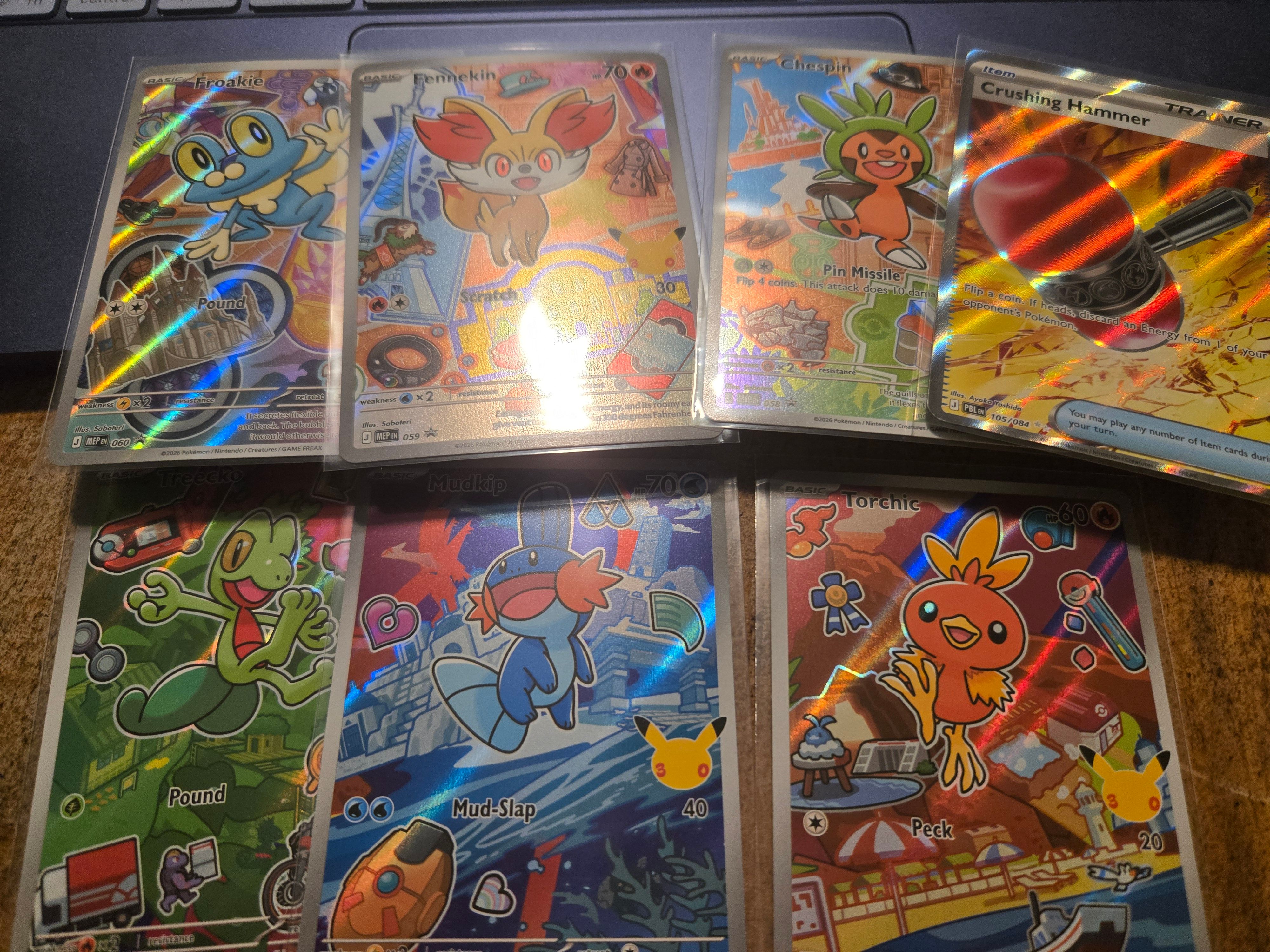 got my two favorite Pokémon starter sets :D