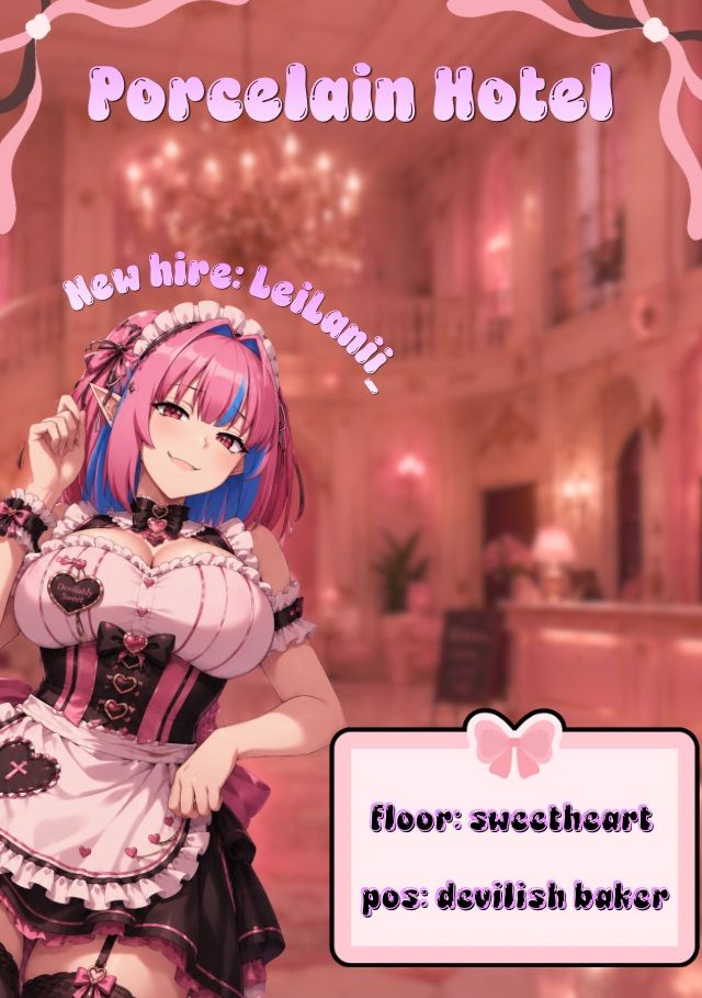 hired at the Porcelain Hotel~?? 🗝️