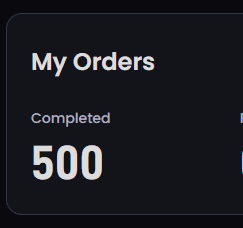 Thank you for the 500 Orders ⍝◜ᐢ•⚇•ᐢ◝⍝
