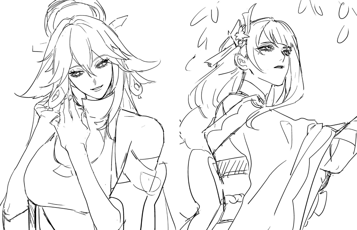 💜 Mizu and Rei are online today 🩷