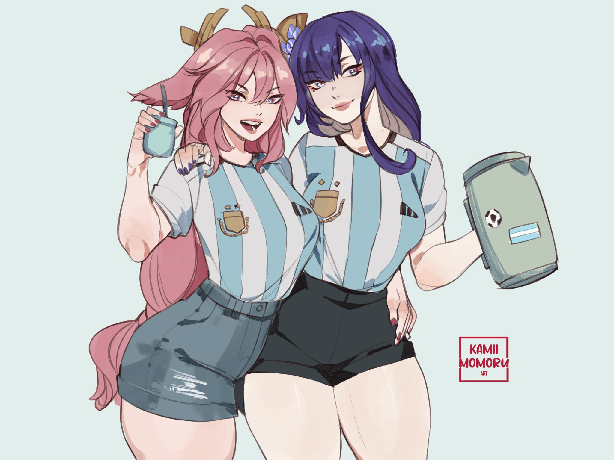 💜 Mizu and Rei are online today 🩷
