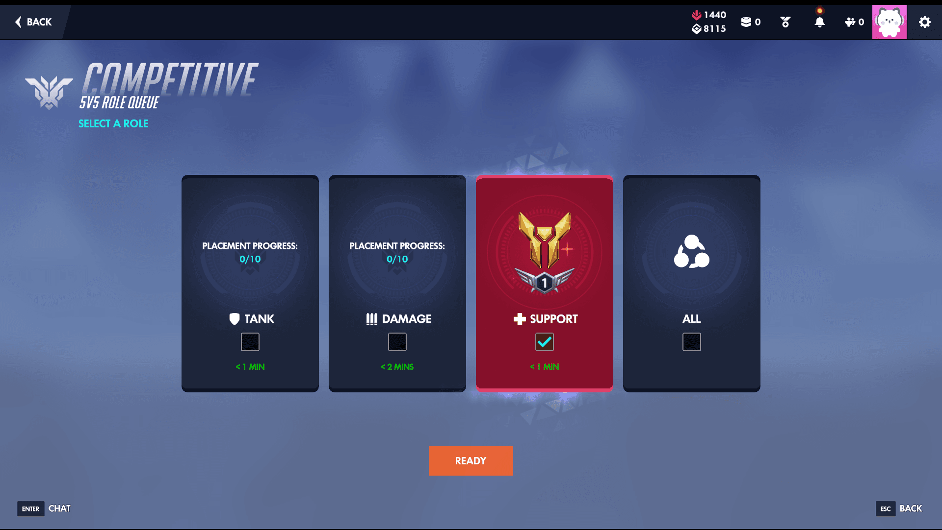 Ready to queue, all that's missing is you!