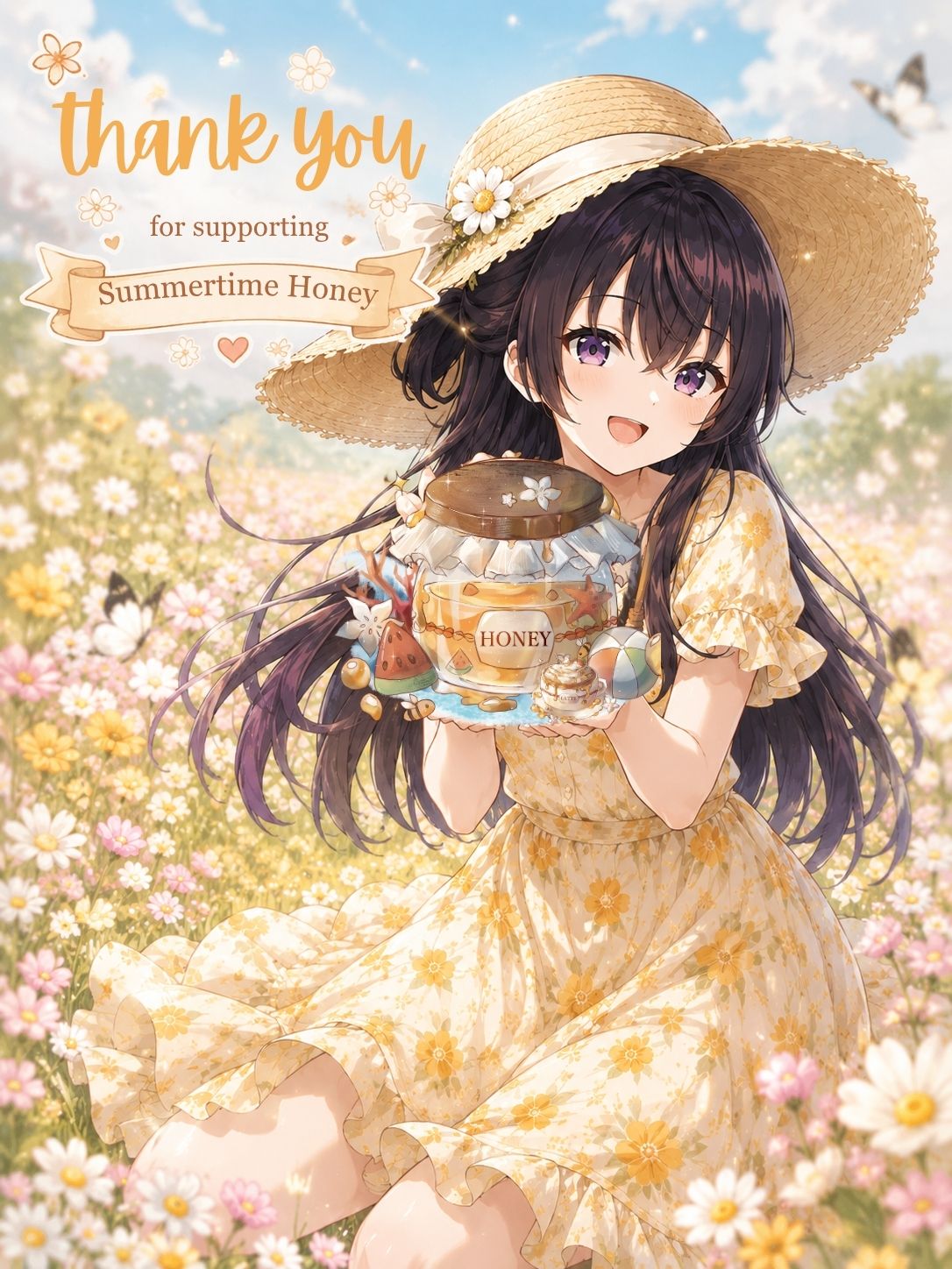 🌻🍯 thank you for supporting summertime honey! 🍯