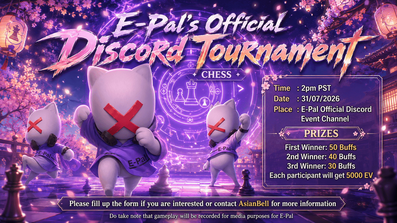 Thank u for joining the tournament last night