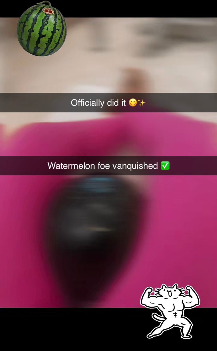 one thing off the bucketlist ✅🍉