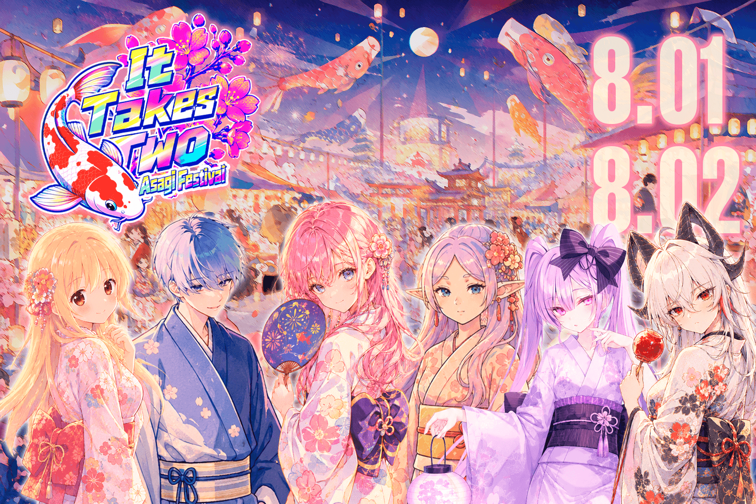 It Takes Two: Asagi Festival LINE-UP POSTING