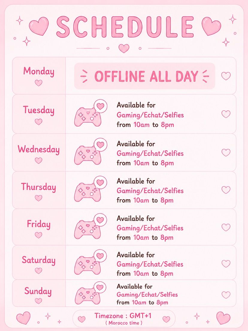 Schedule