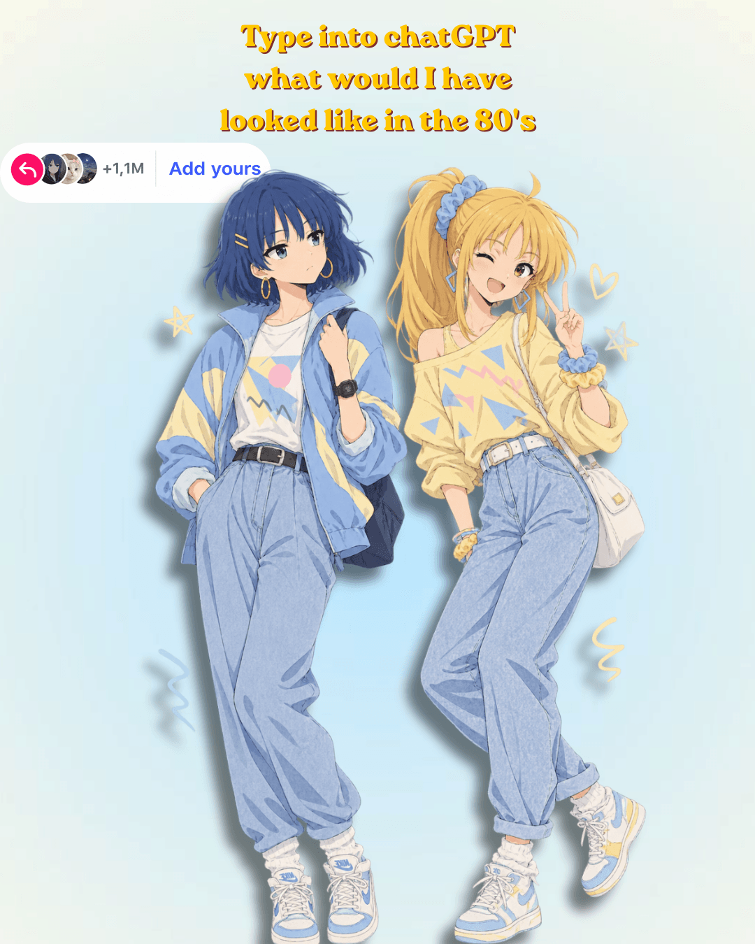 the 80's would've loved us ♡