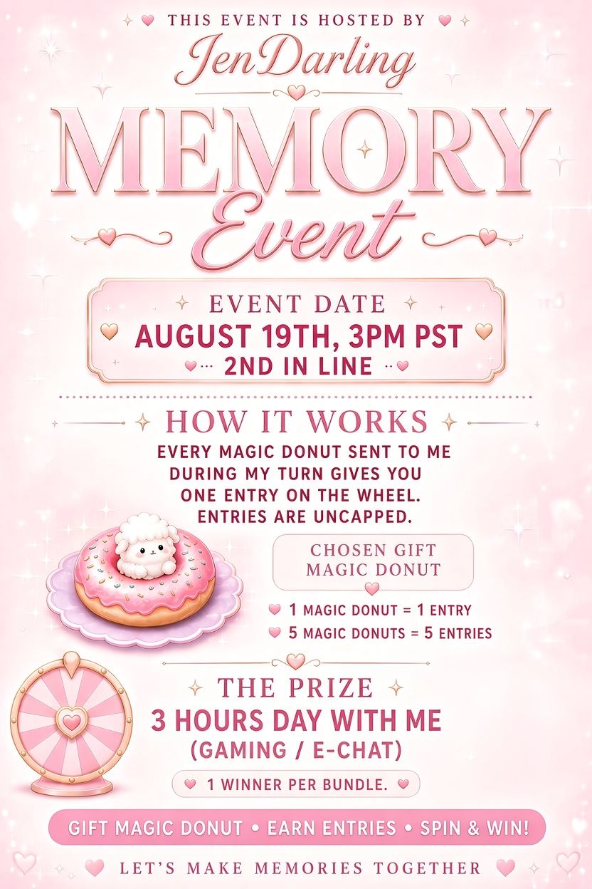 Memory Event today! ♡