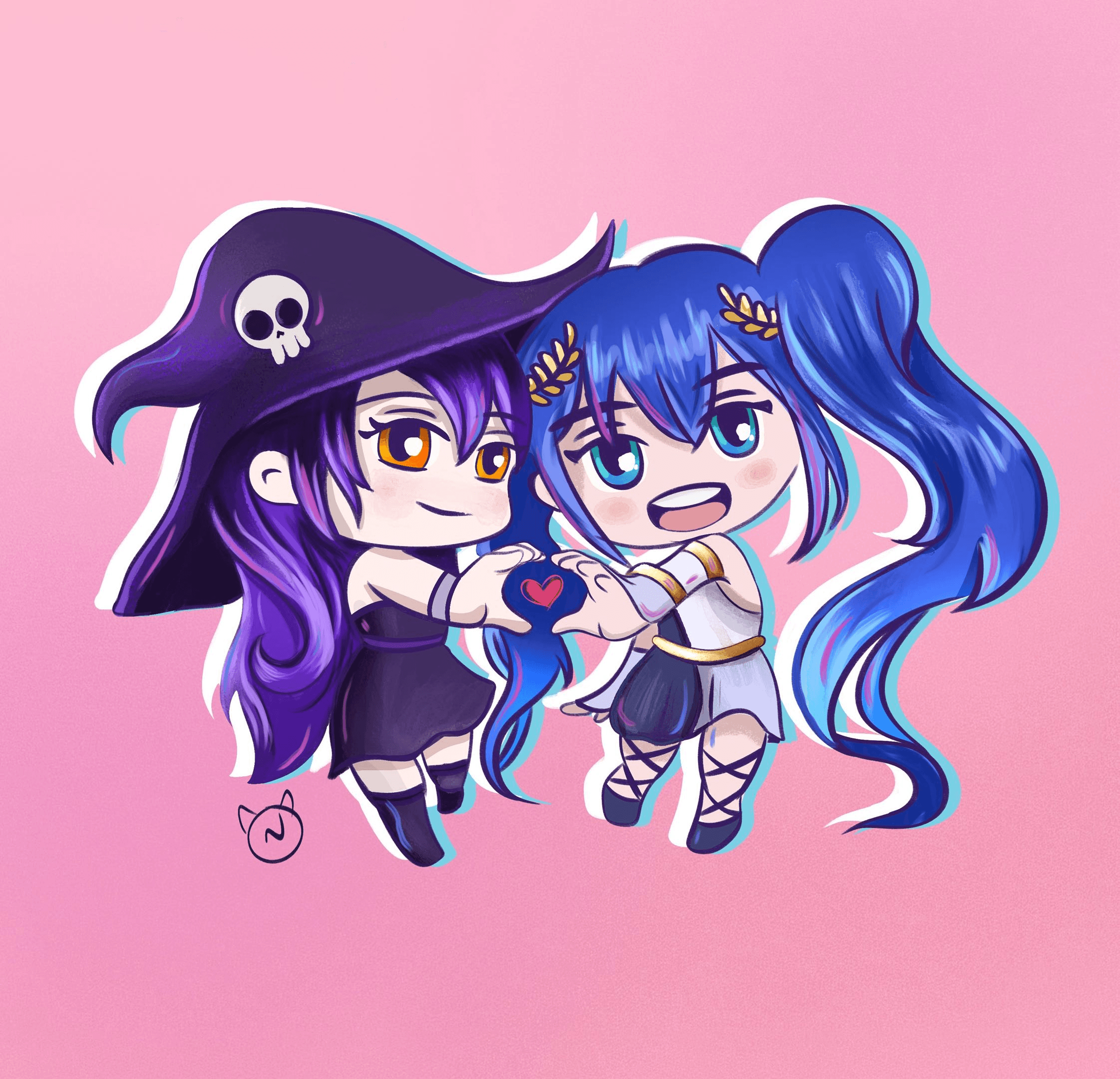 It takes two~
