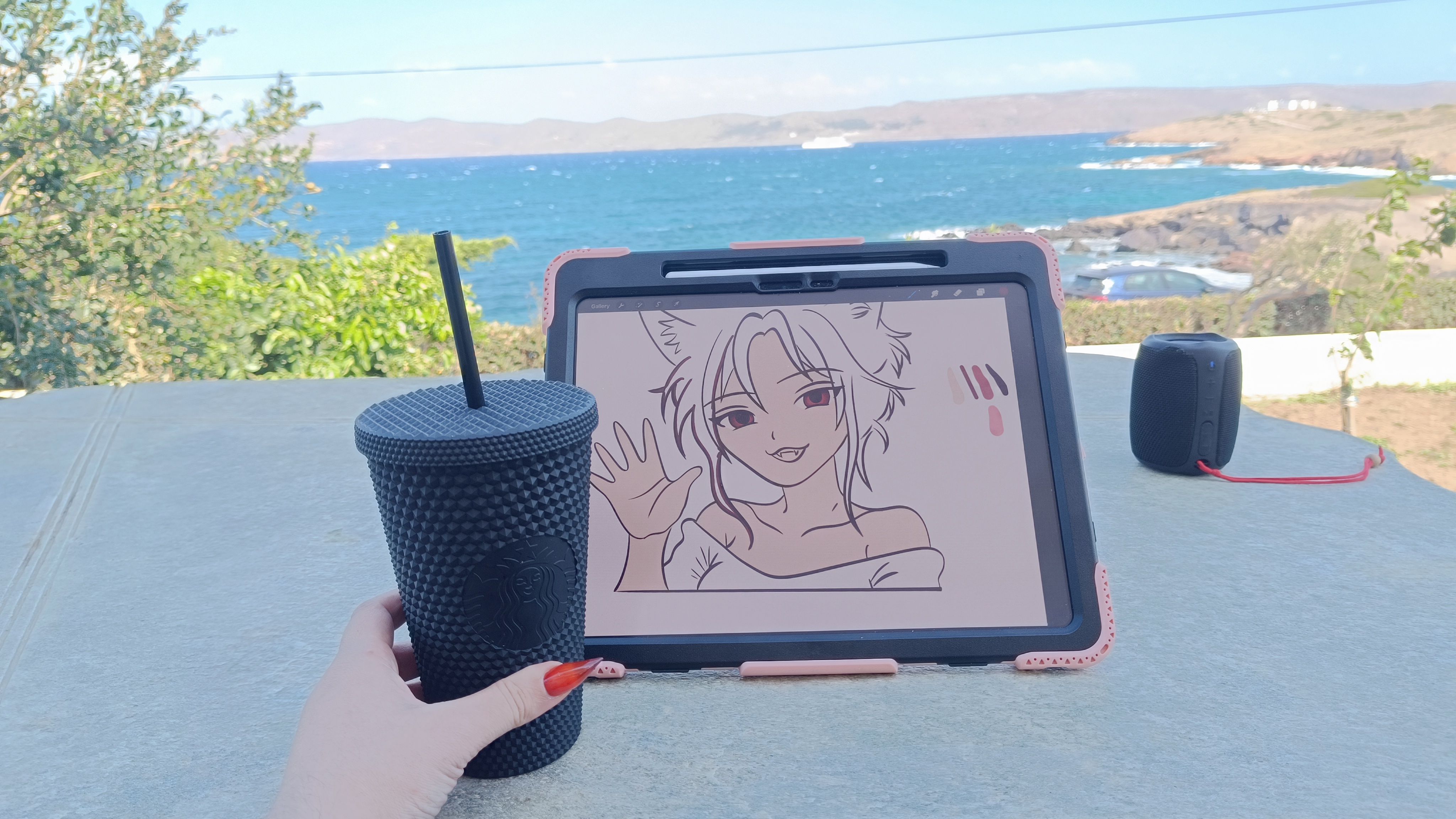 enjoying life while drawing commissions <3