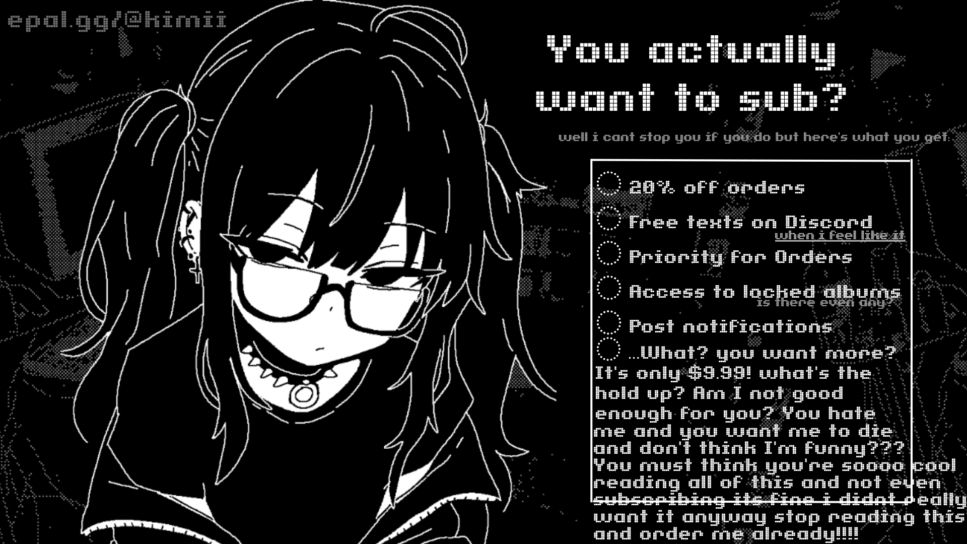Sub Info!