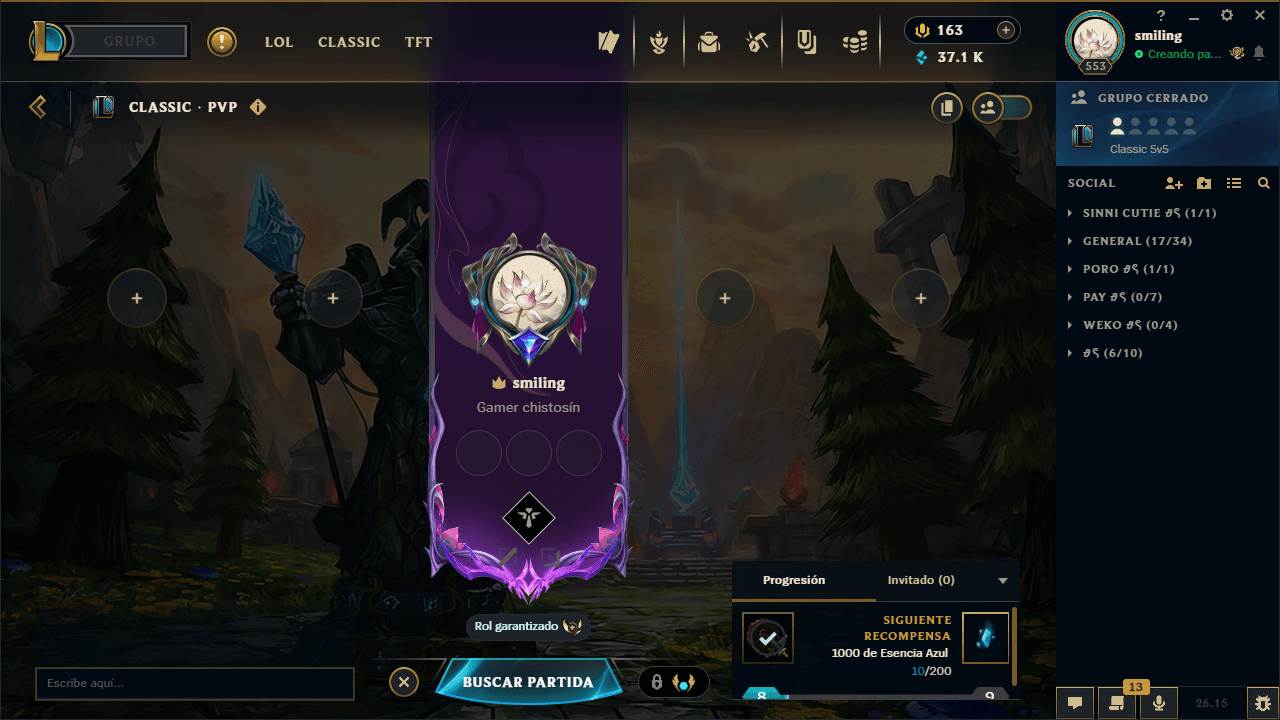 play league classic with me ! ♡