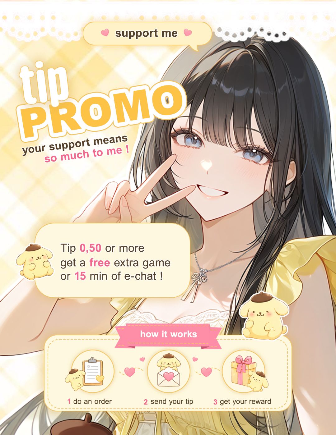Tip promo ! 𐔌՞ ܸ.ˬ.ܸ՞𐦯