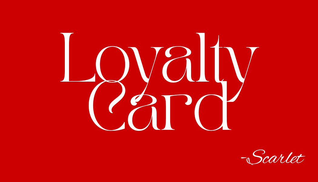 Loyalty Card ᓚ₍^..^₎♡