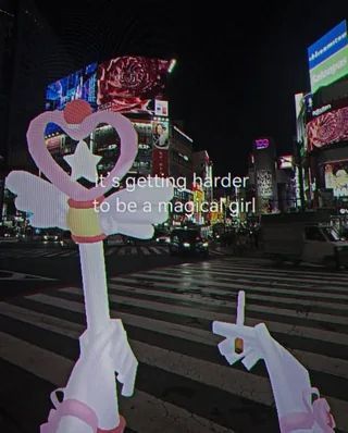 Life is hard being a magical girl (｡ᵕ ◞ _◟)