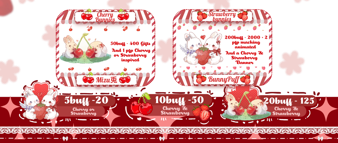 🍓𝑪𝒐𝒎𝒆 𝒈𝒆𝒕 𝒚𝒐𝒖𝒓 𝒃𝒖𝒏𝒏𝒊𝒆𝒔 𓂃˚₊⊹