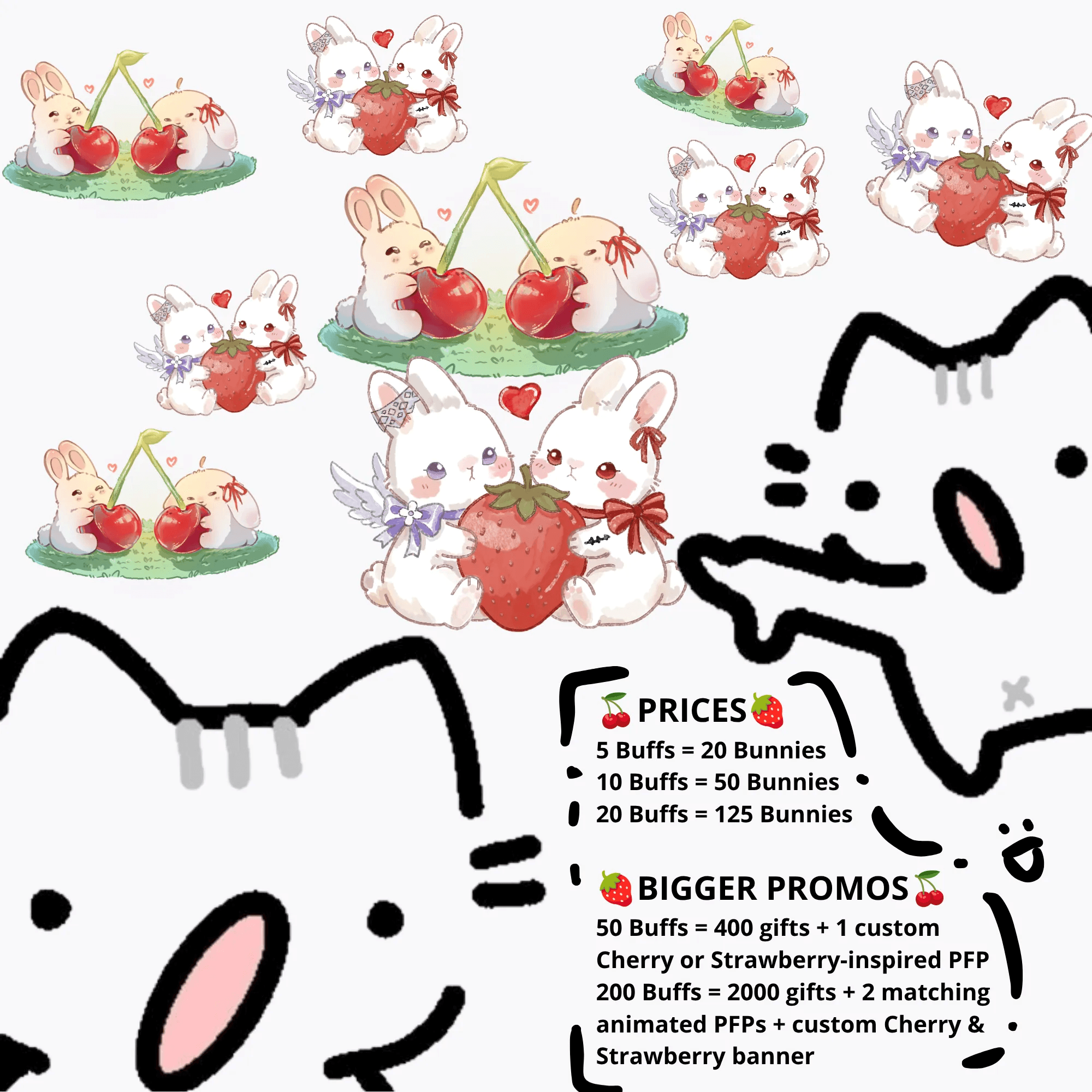 🍓𝑪𝒐𝒎𝒆 𝒈𝒆𝒕 𝒚𝒐𝒖𝒓 𝒃𝒖𝒏𝒏𝒊𝒆𝒔 𓂃˚₊⊹