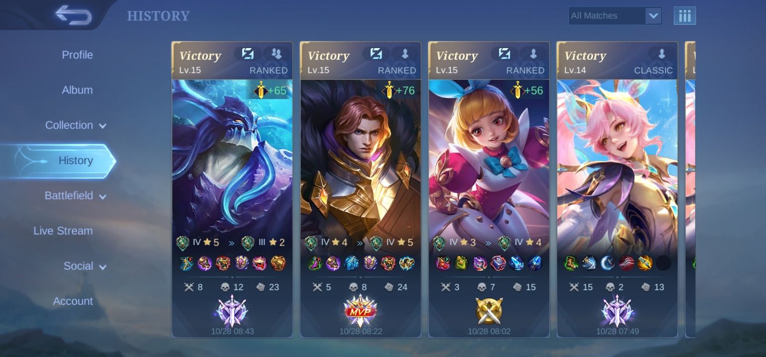 have this be a luck or just skill