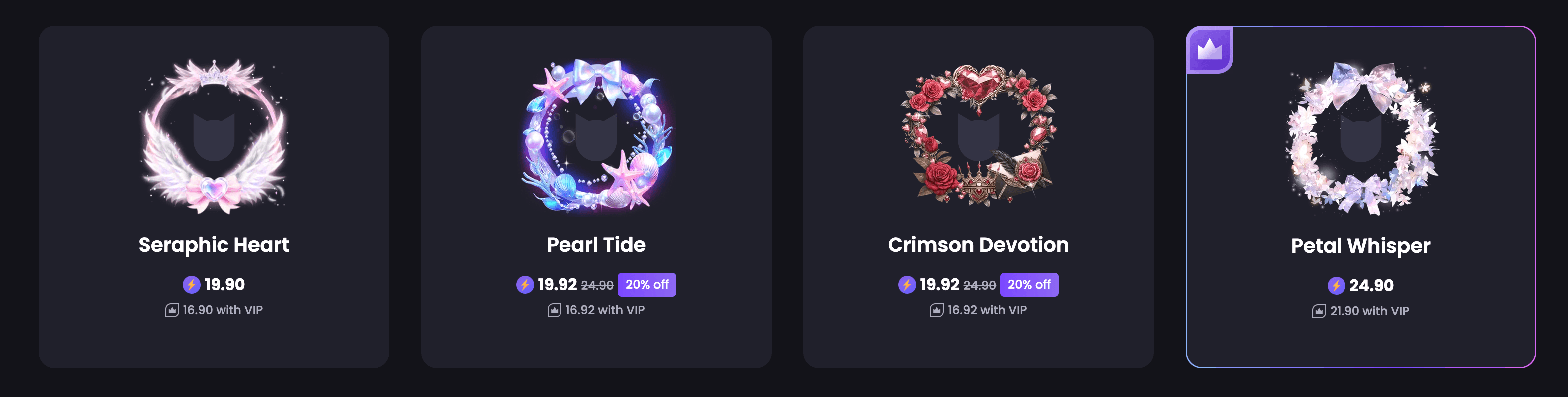 We have released Four brand new Avatar Frames！
