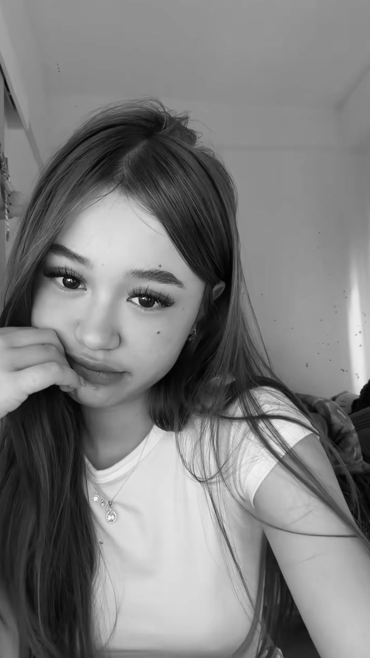black and white