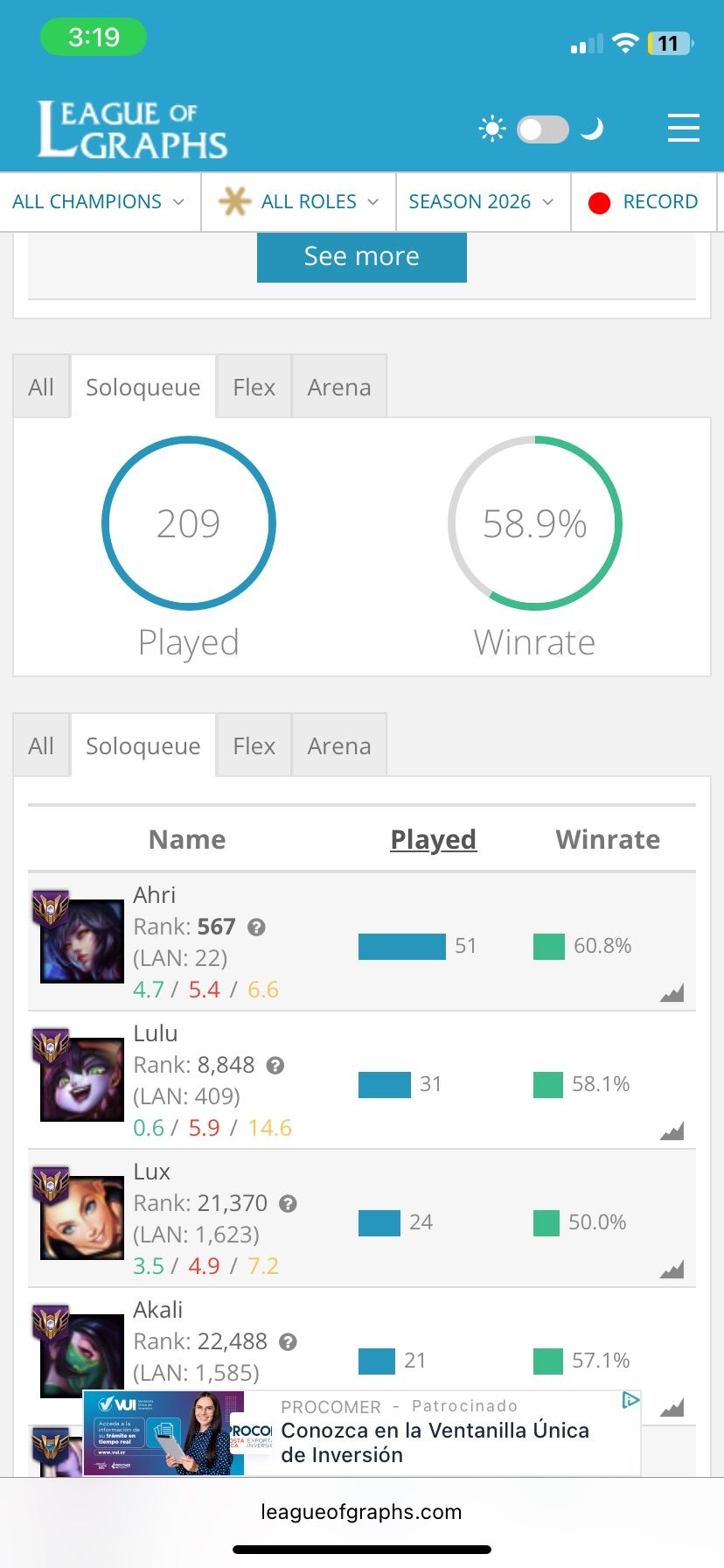 rank 22 best Ahri LAN 🦊💕