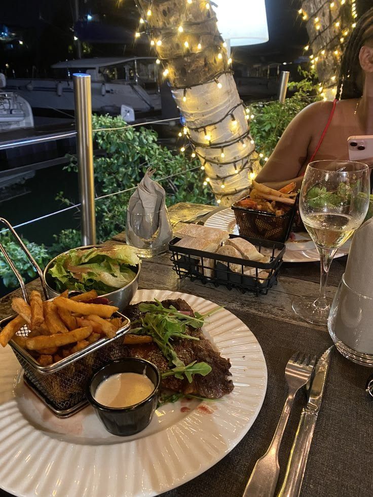 dinner outside