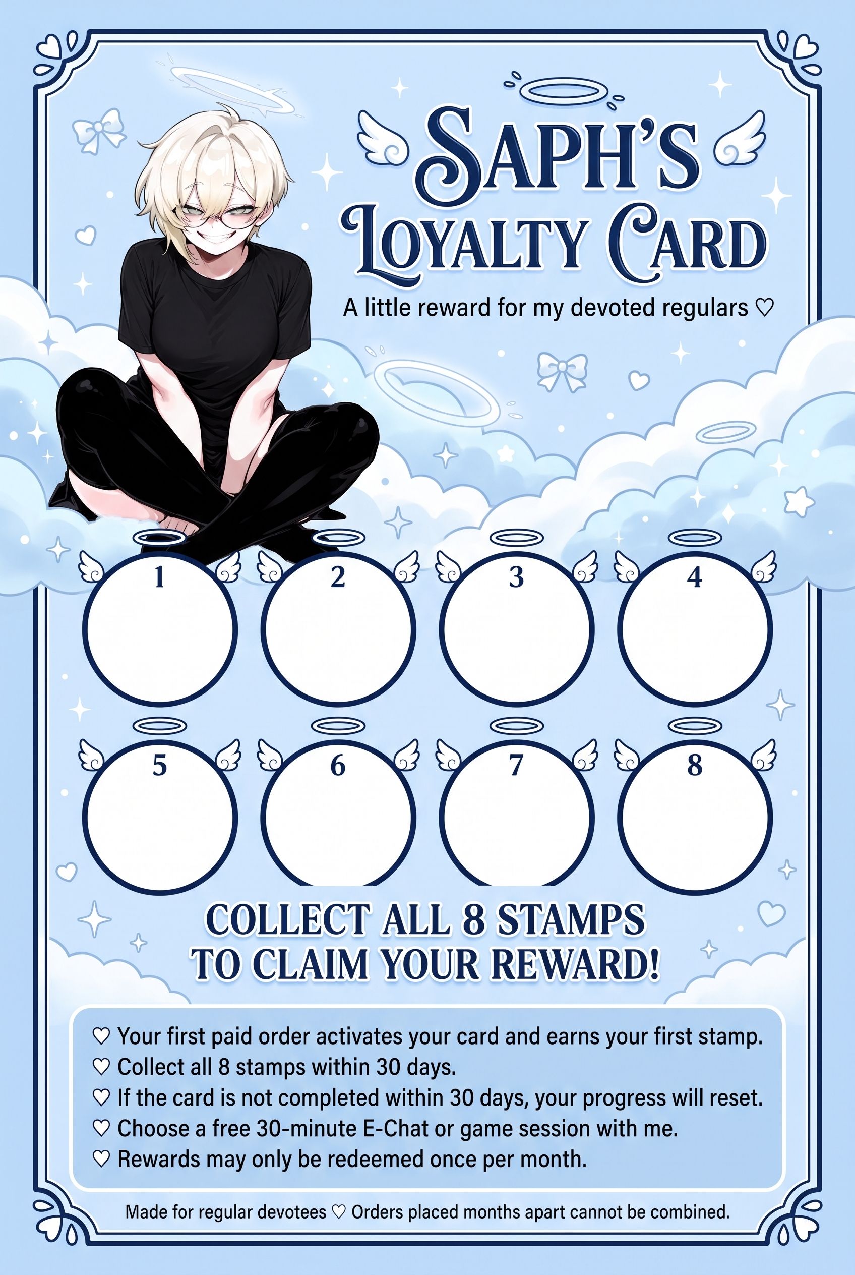 Saph's Loyalty Card