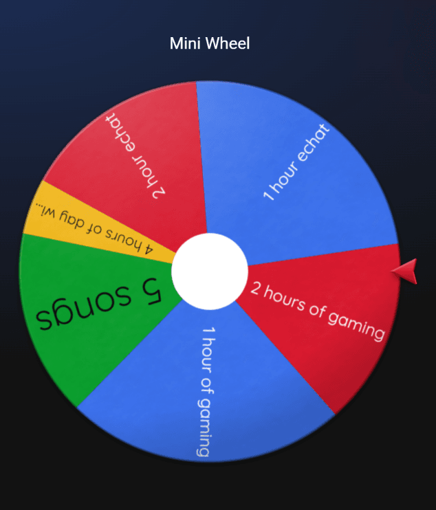 Come spin the wheel~